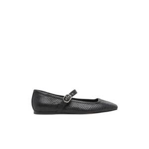 NEW DOLCE VITA women's rodni ballet flats in onyx snake embossed